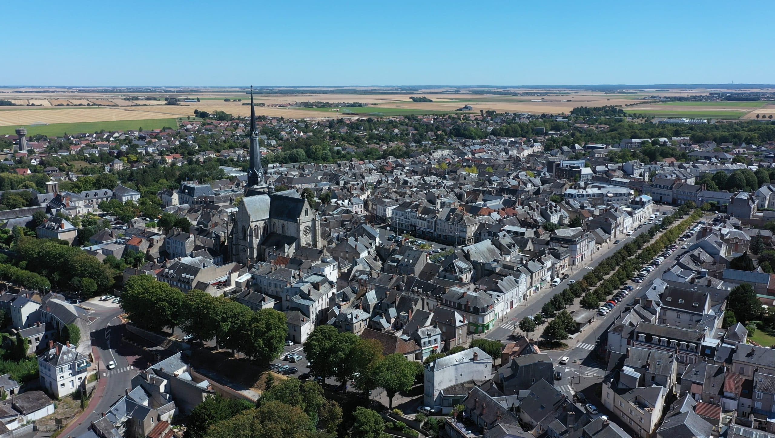 toiture de la ville de Pithiviers